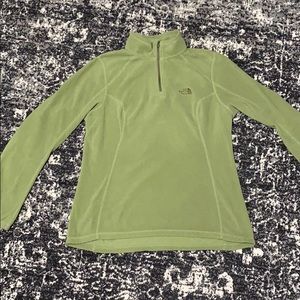 The north face pull over fleece